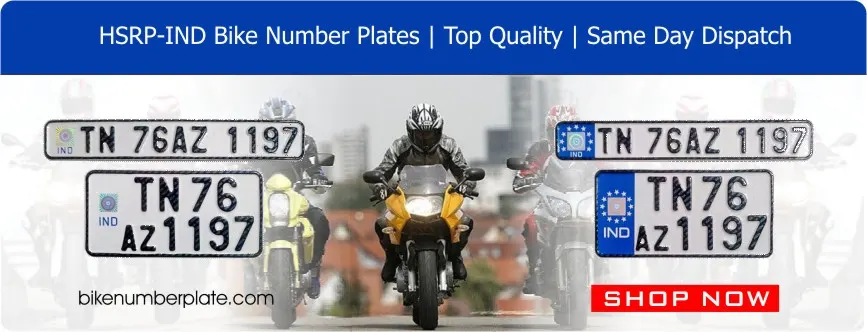 HSRP-IND BIKE NUMBER PLATES models online