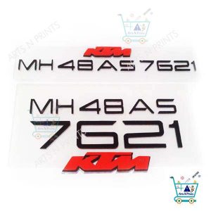 KTM Number Plate - Top Selling