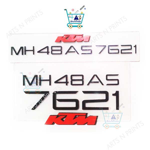 KTM-Bike-Number-plate-designer