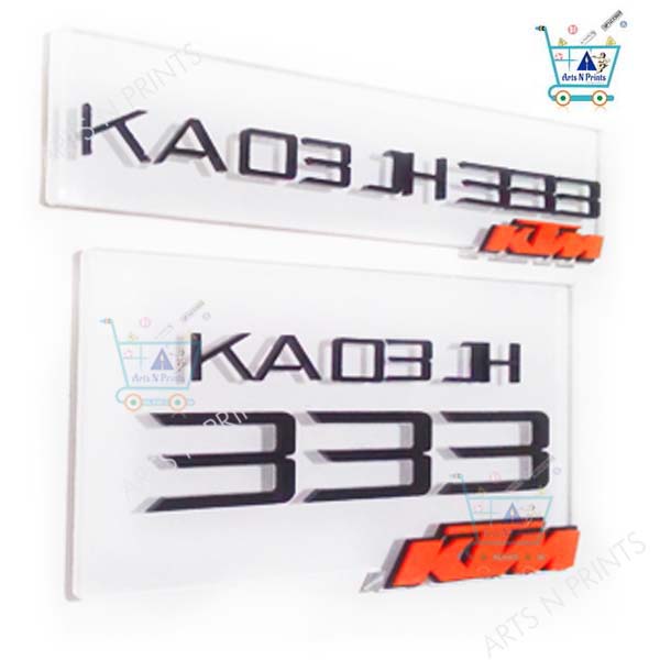 KTM Special Number Plates