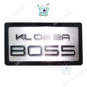 boss-no.-plate-design-online for bike