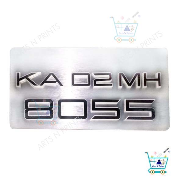 boss 2 wheeler number plate styles
