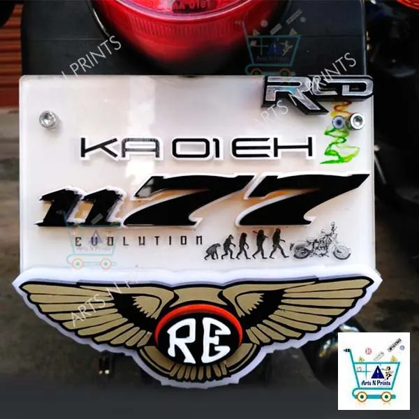 scooter bike number plate online in India