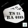 Funky bike number plates designs