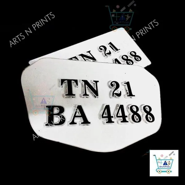 Funky bike number plates designs